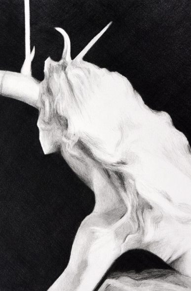 _The Last of England“ Drawing on paper. 62 x 72 cm with framed. 2020 - Muriel Gallardo